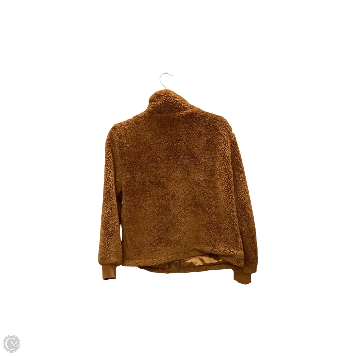 Jacket Faux Fur & Sherpa By J. Crew In Brown, Size: S
