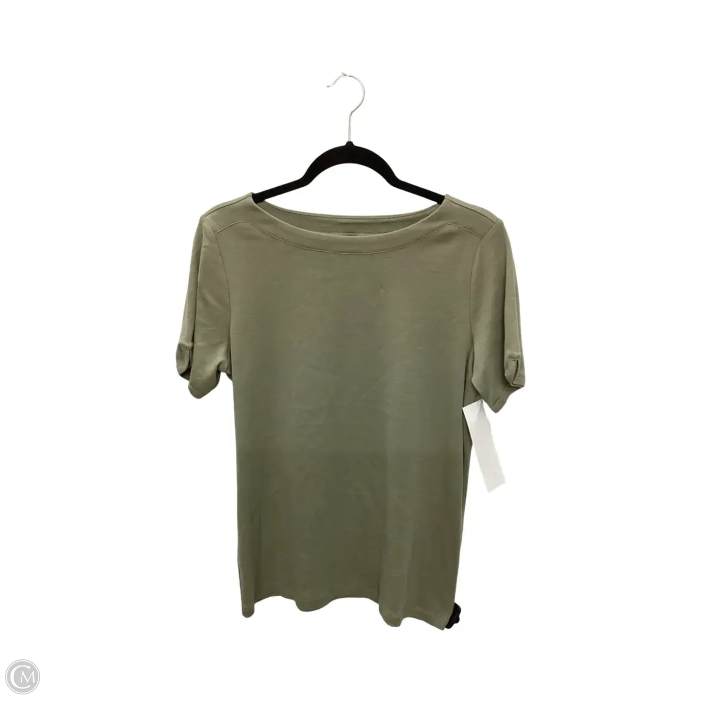 Top Short Sleeve Basic By Chicos In Green, Size: M