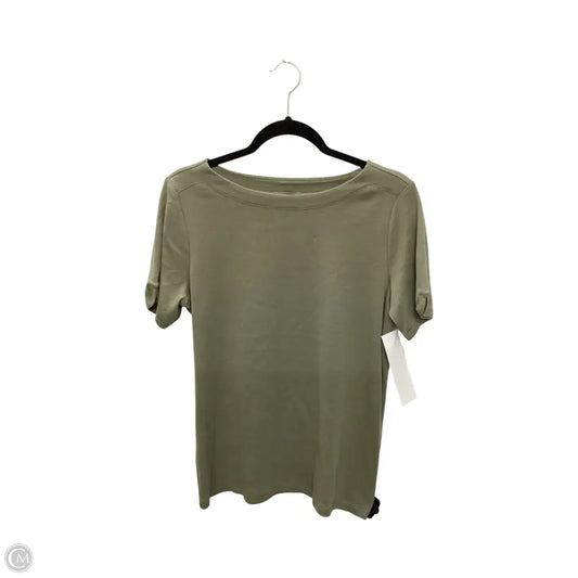 Top Short Sleeve Basic By Chicos In Green, Size: M