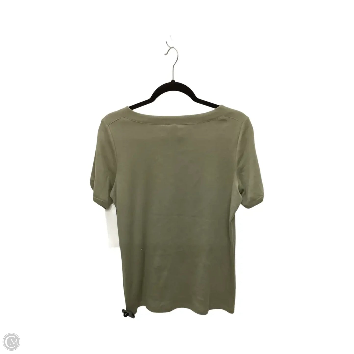 Top Short Sleeve Basic By Chicos In Green, Size: M