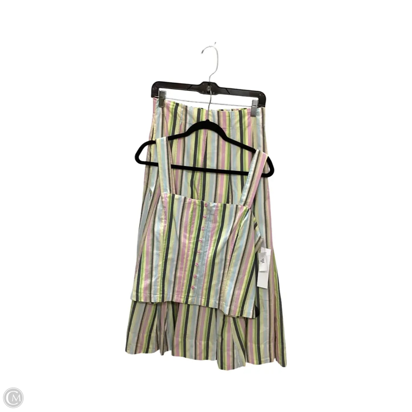 Skirt Set 2pc By Maeve In Striped Pattern, Size: L