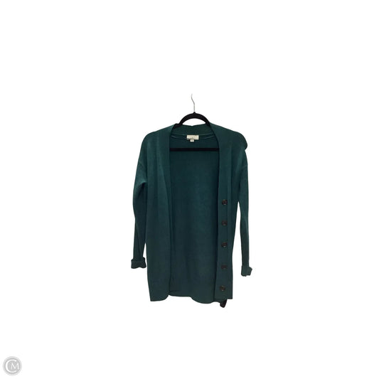 Cardigan By Loft In Green, Size: Xs