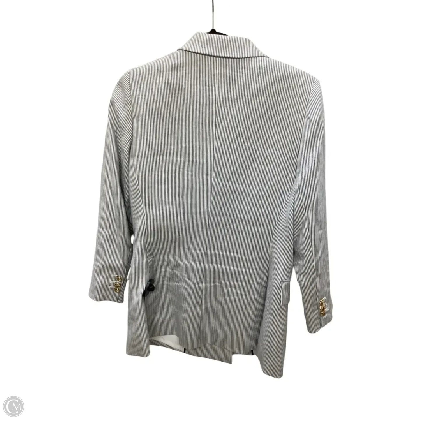 Blazer By Antonio Melani In Striped Pattern, Size: M