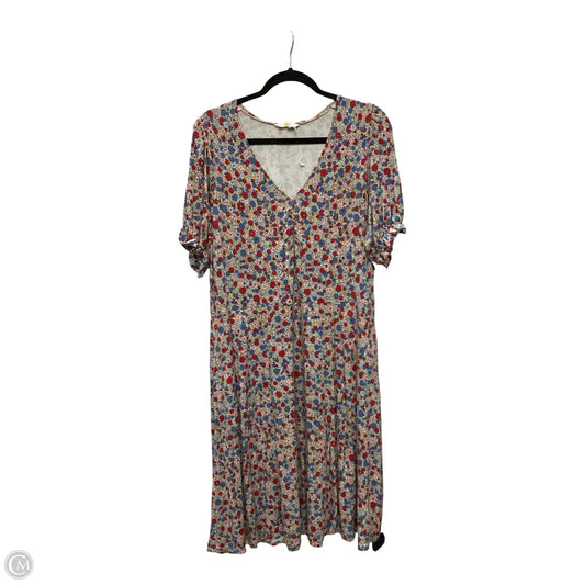 Dress Casual Short By Boden In Floral Print, Size: 14