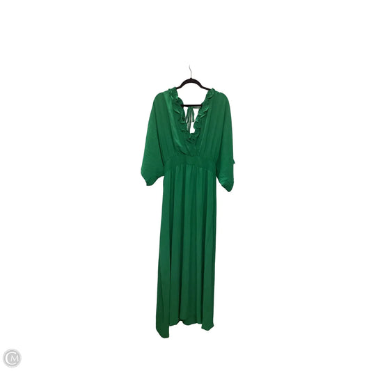 Dress Casual Maxi By Oddi In Green, Size: 3x