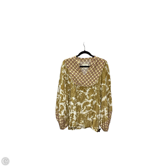 Blouse Long Sleeve,WEVE By Umgee In Floral Print, Size: Xl