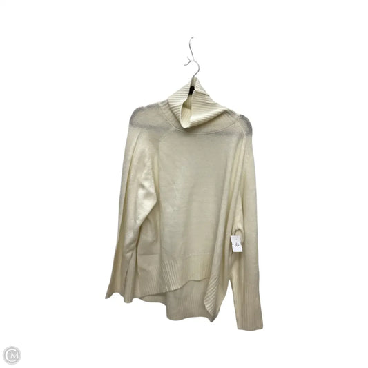Sweater By Double Zero In Cream, Size: L