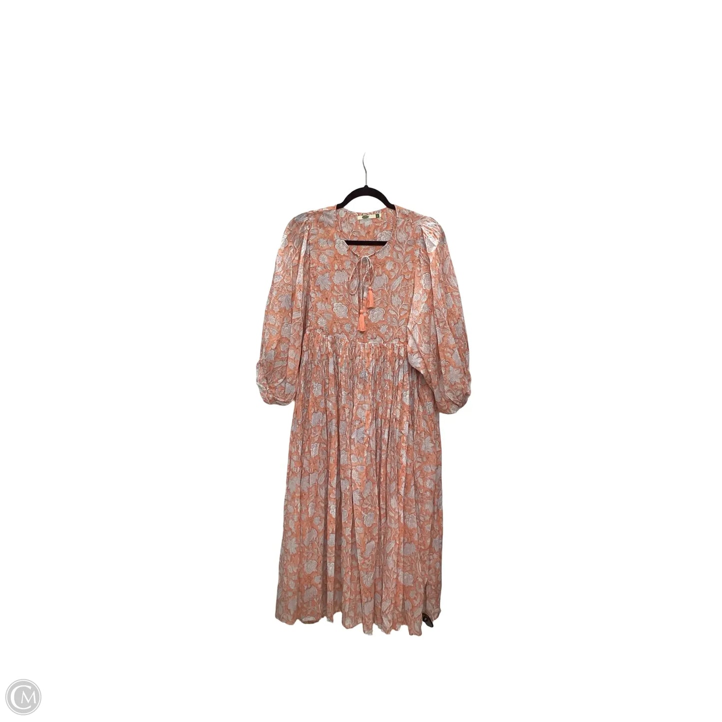 Dress Casual Maxi By Dolma In Orange, Size: L