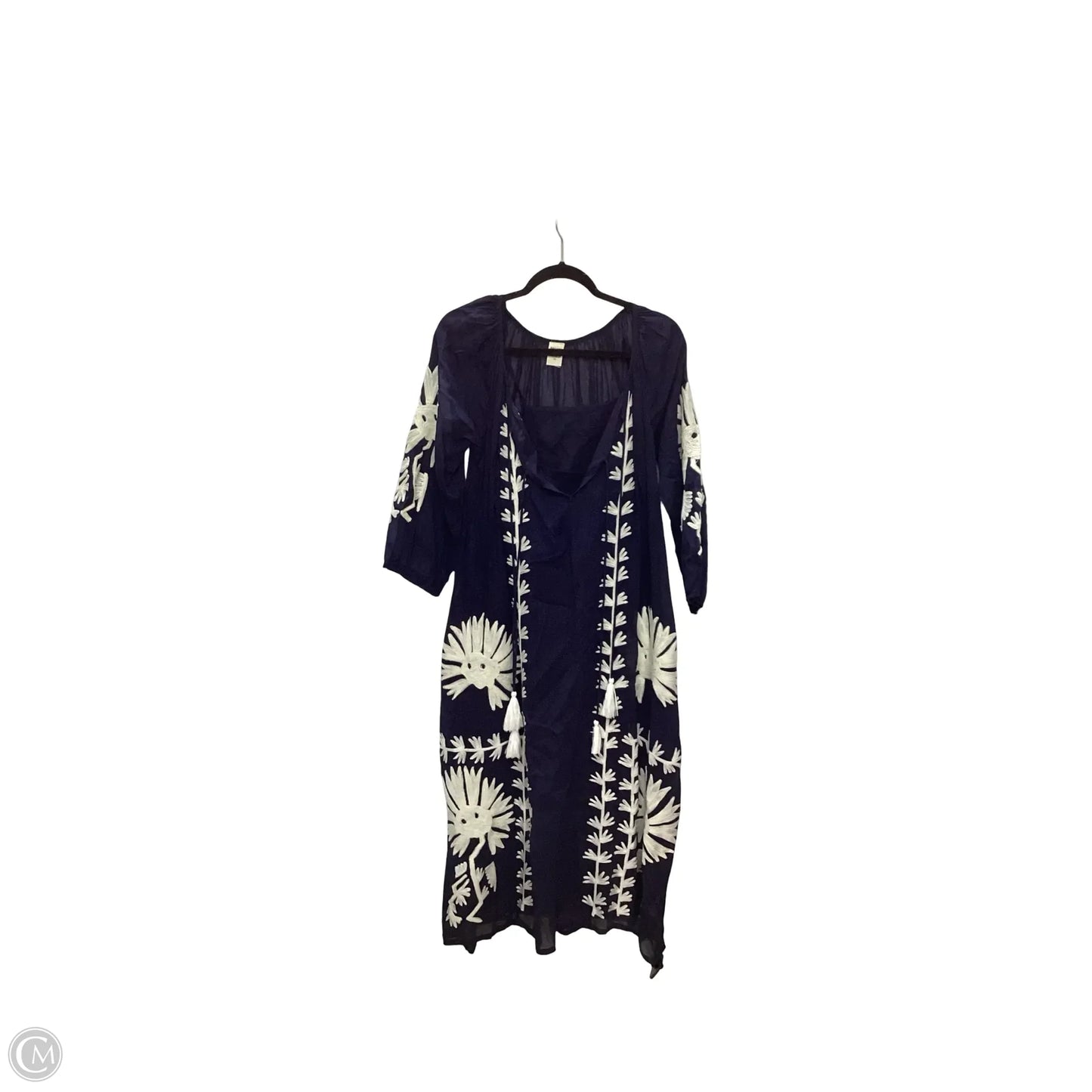 Dress Casual Maxi By Becasa In Navy, Size: Osfm