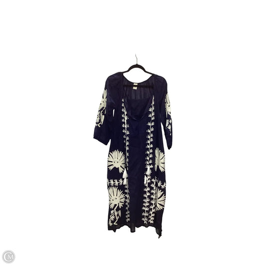 Dress Casual Maxi By Becasa In Navy, Size: Osfm