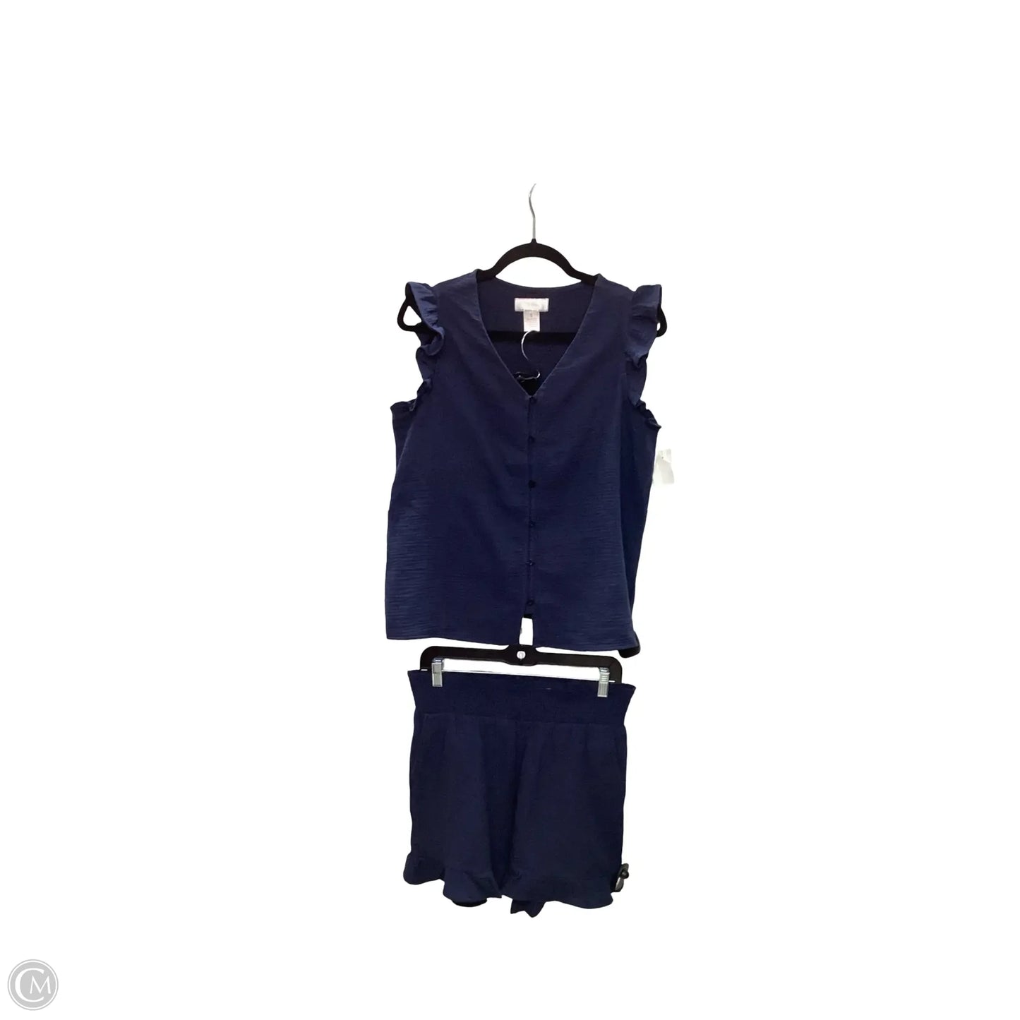 Shorts Set By Stella Parker In Navy, Size: S