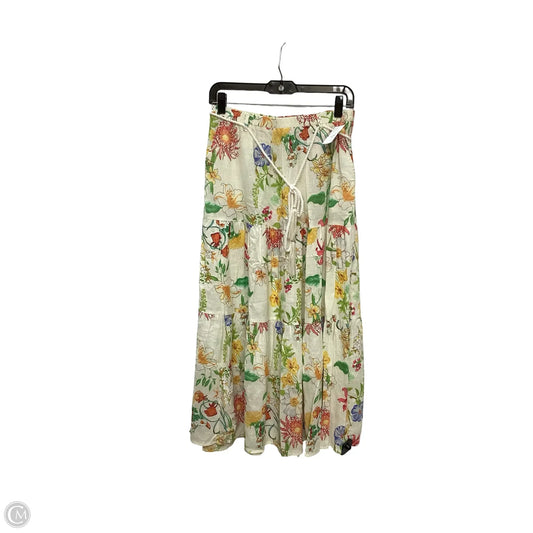 Skirt Midi By Laura Ashley In Floral Print, Size: Xs