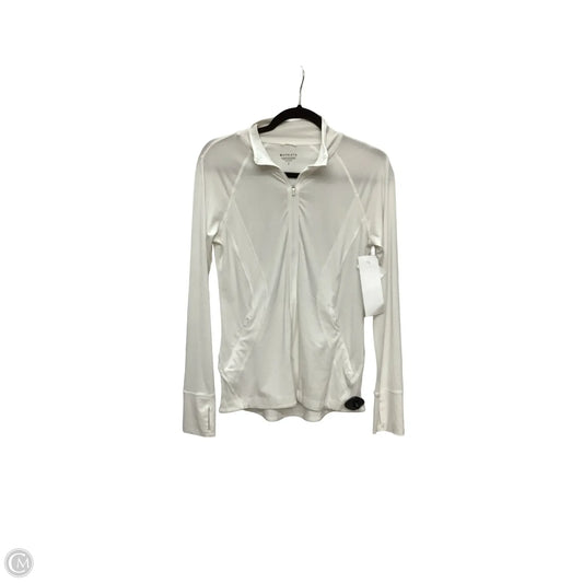 Athletic Jacket By Athleta In White, Size: S