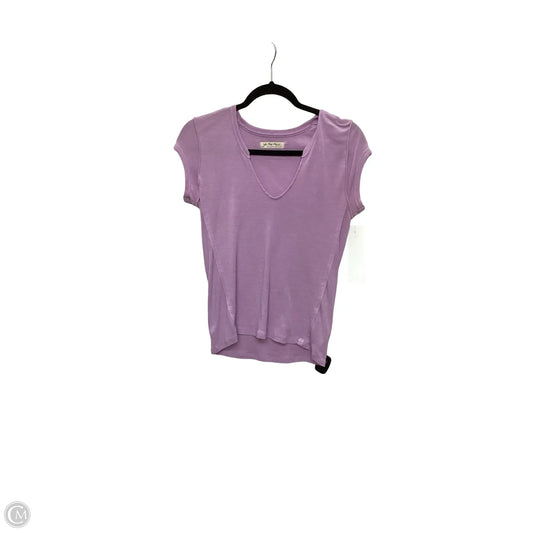 Top Short Sleeve Basic By Free People In Purple, Size: S