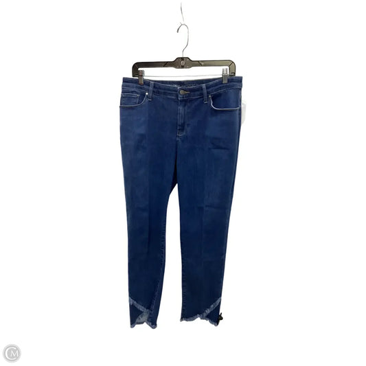 Jeans Cropped By Chicos In Blue Denim, Size: M