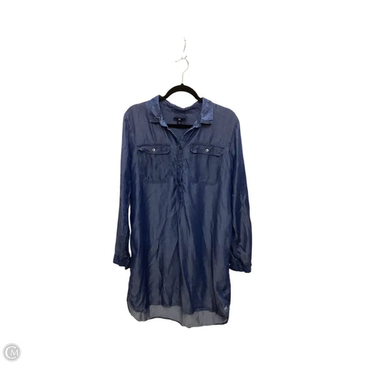 Dress Casual Short By Gap In Blue Denim, Size: L