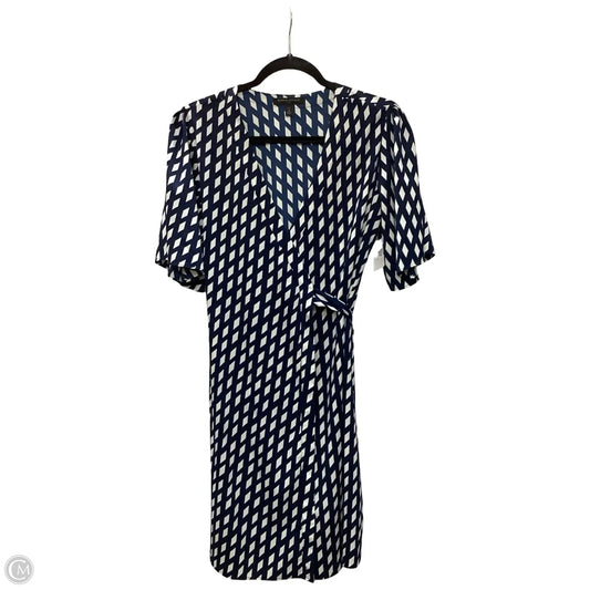 Dress Casual Short By Banana Republic In Blue & White, Size: Xsp
