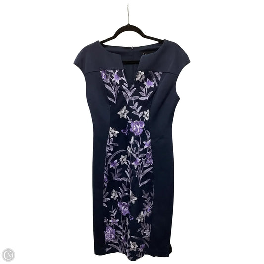 Dress Casual Short By Connected Apparel In Navy, Size: Xs