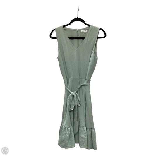 Dress Casual Short By Calvin Klein In Green, Size: S