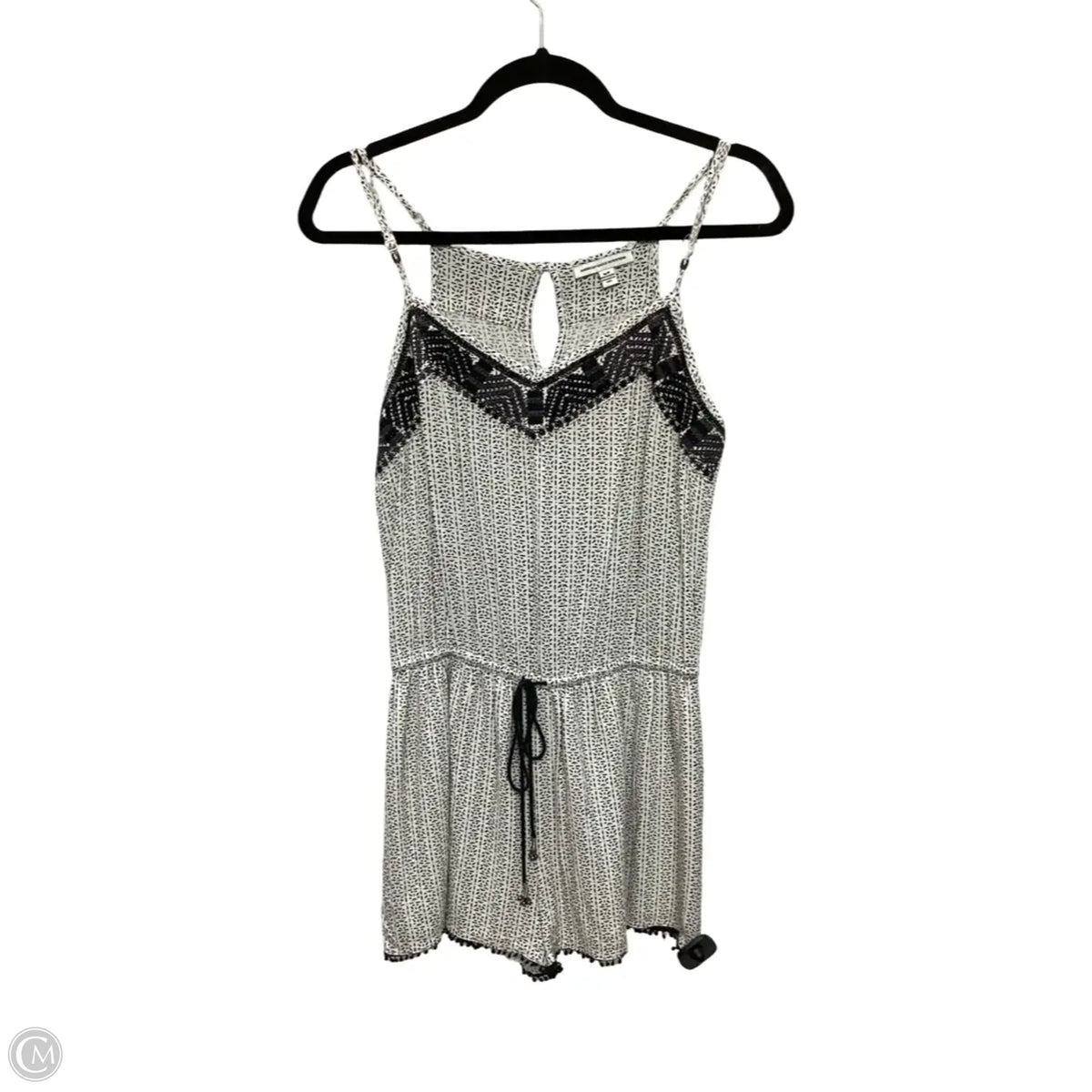 Romper By American Eagle In Black & White, Size: S