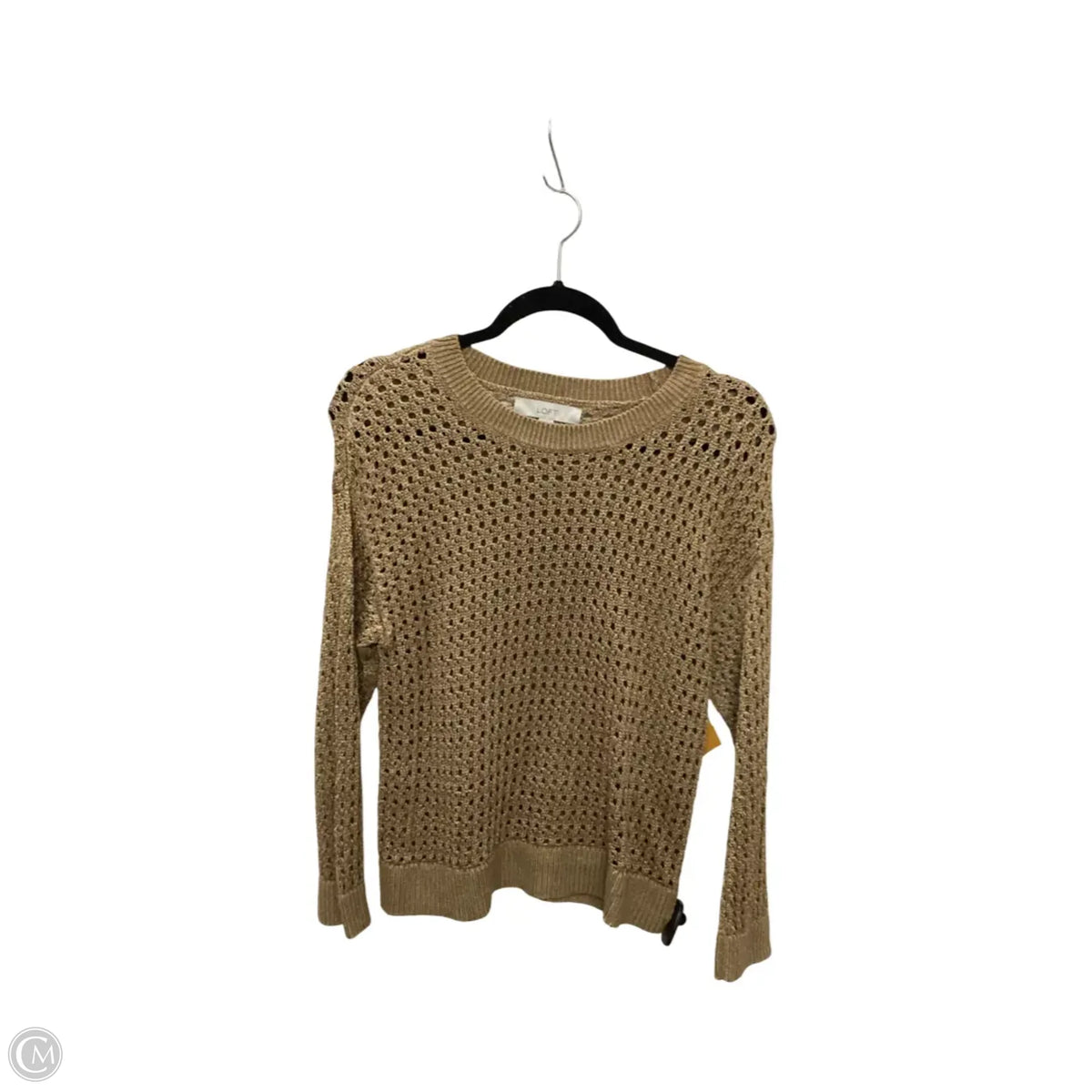 Sweater By Loft In Gold, Size: M