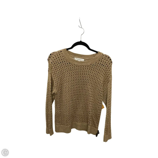 Sweater By Loft In Gold, Size: M