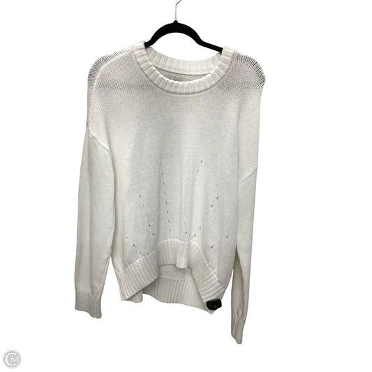 Sweater By Loft In White, Size: M