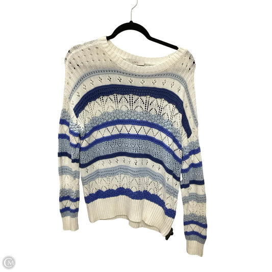Sweater By Loft In Striped Pattern, Size: M