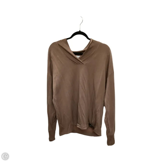 Sweatshirt Crewneck By Athleta In Brown, Size: L