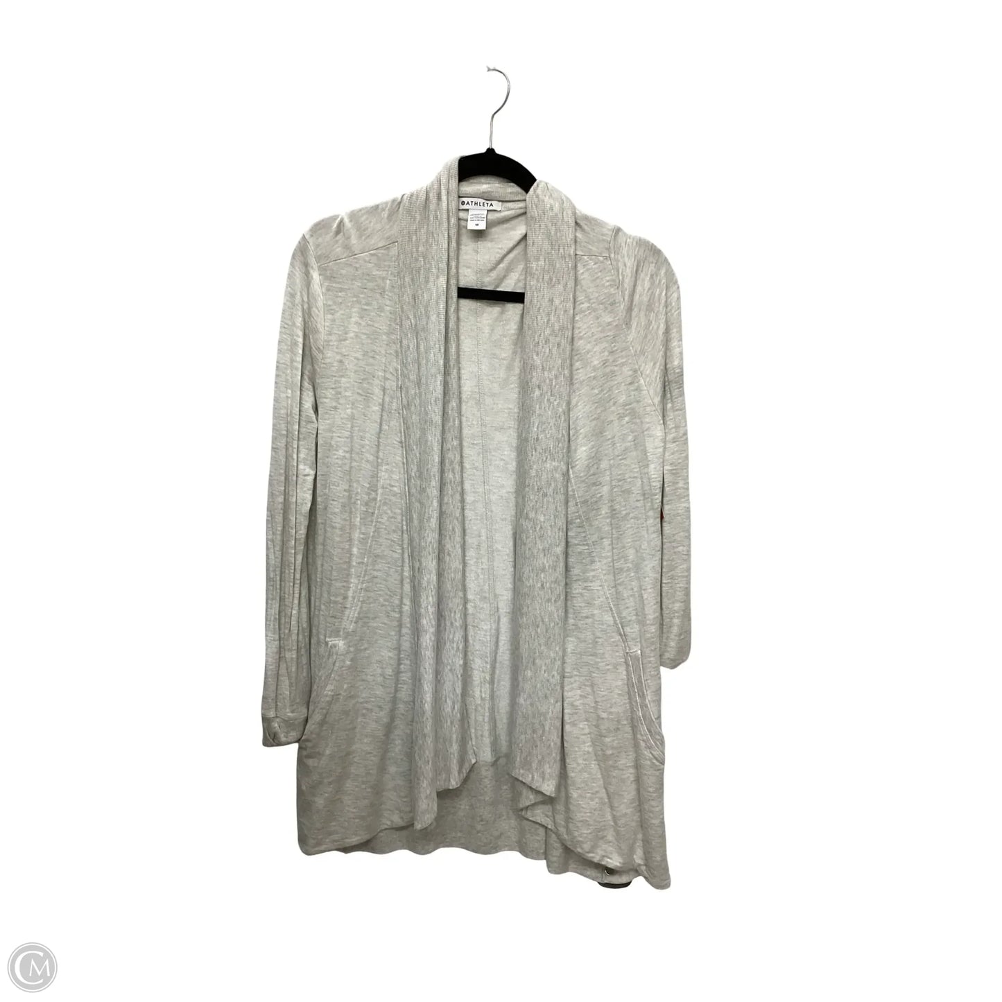 Athletic Jacket By Athleta In Grey, Size: M