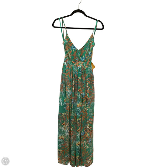 Dress Casual Maxi By Pink Lily In Tropical Print, Size: Xs