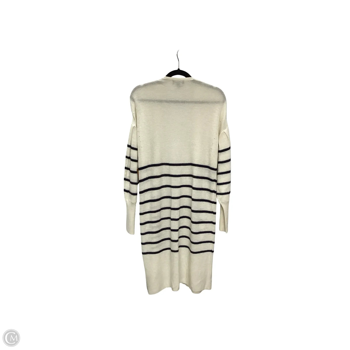 Cardigan By Express In Striped Pattern, Size: M