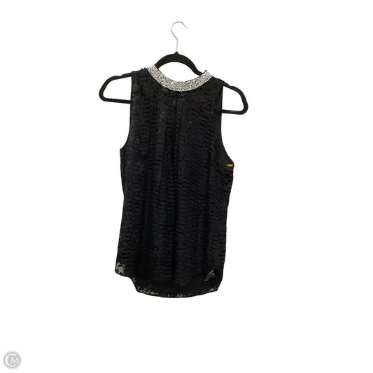 Blouse Sleeveless By Etcetra In Black, Size: S
