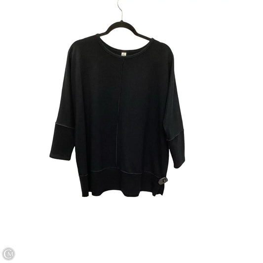 Blouse Long Sleeve By Spanx In Black, Size: M