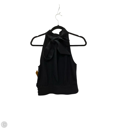 Blouse Sleeveless By Pearl In Black, Size: S