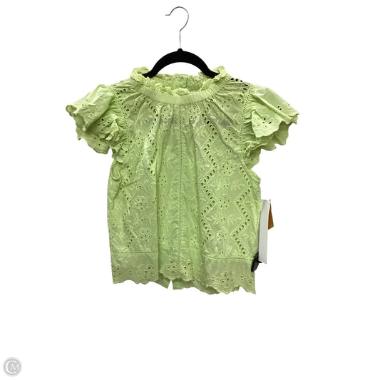 Blouse Short Sleeve By Jennifer & Grace In Green, Size: Xs