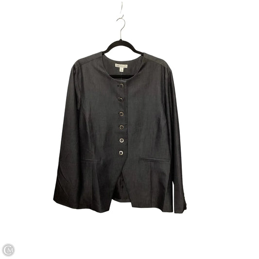 Blazer By Cato In Grey, Size: Xl