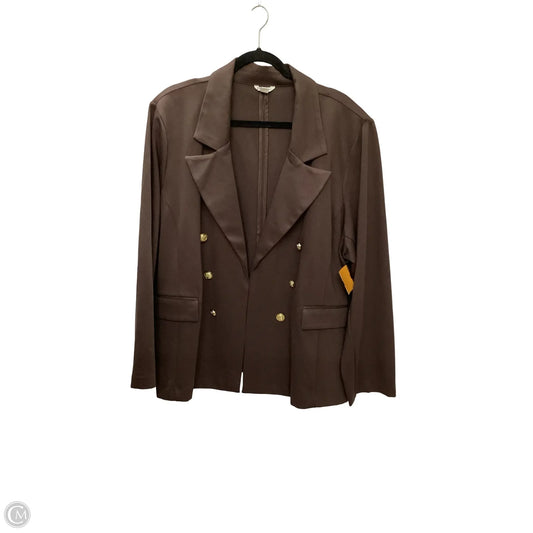 Blazer By Cato In Brown, Size: 4x
