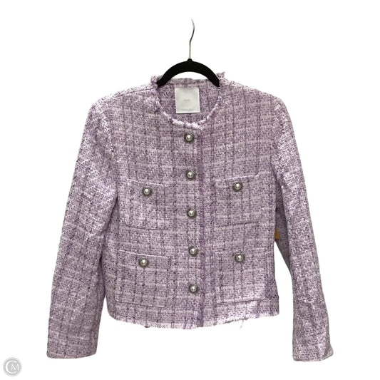 Blazer By Mng In Purple, Size: M