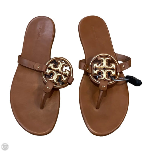 Sandals Designer By Tory Burch In Brown, Size: 11