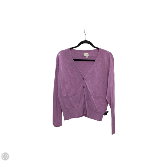 Cardigan By A New Day In Purple, Size: M