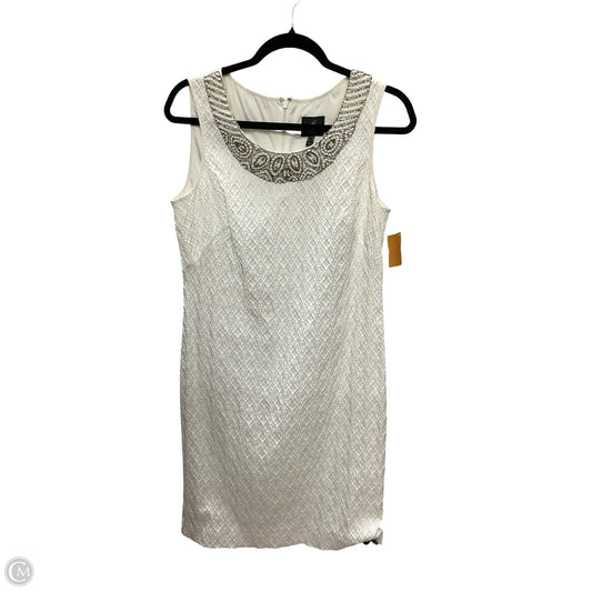 Dress Party Short By Adrianna Papell In White, Size: M