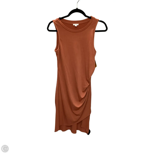 Dress Casual Midi By Olivia Grey In Orange, Size: S