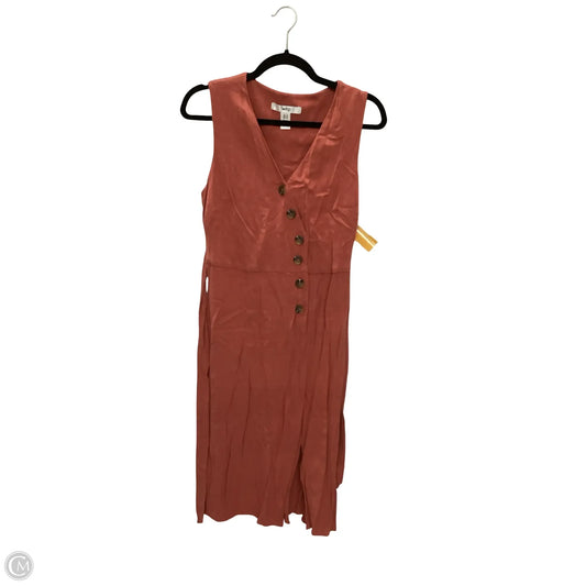 Dress Casual Midi By Clothes Mentor In Red, Size: S