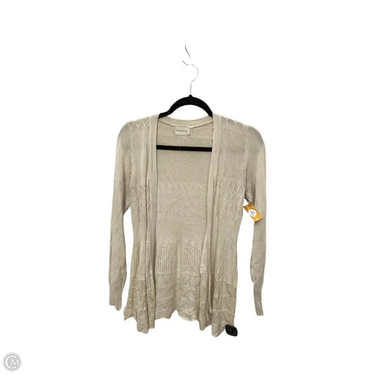 Cardigan By Dreamers In Tan, Size: Xl