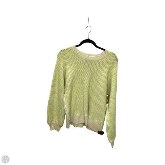 Sweater By Flat White In Striped Pattern, Size: L