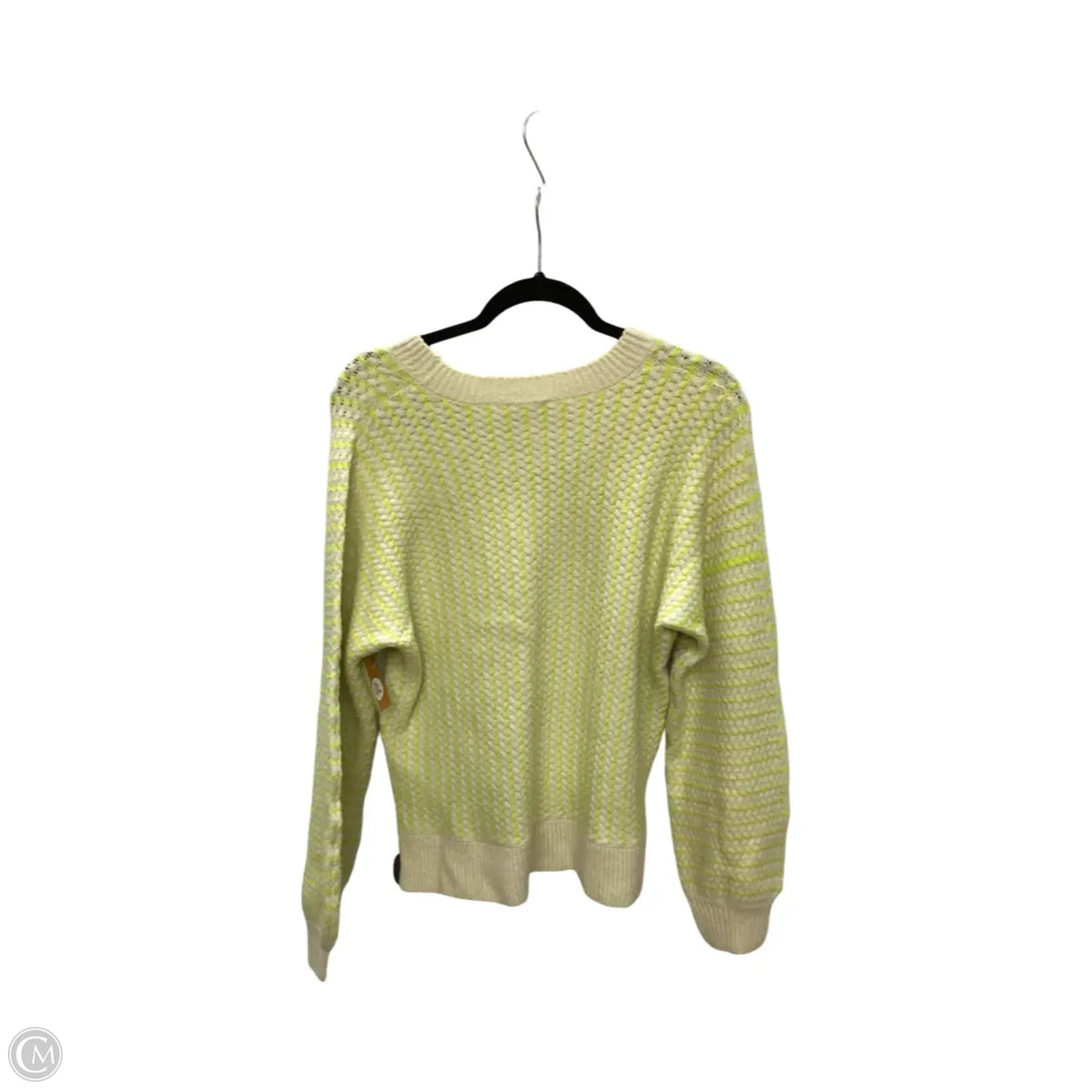 Sweater By Flat White In Striped Pattern, Size: L