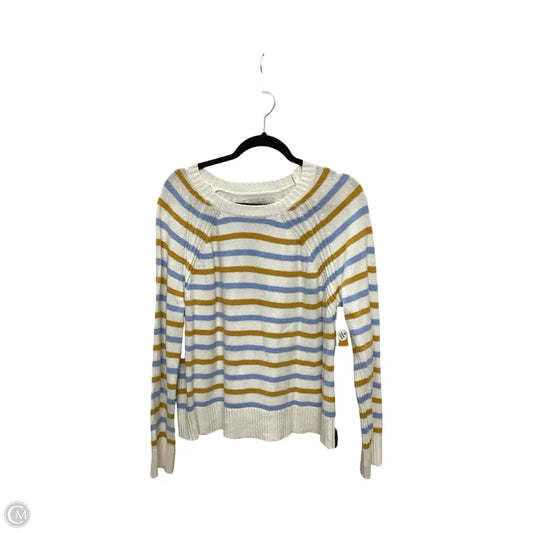 Sweater By Loft In Striped Pattern, Size: L