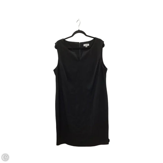Dress Work By Calvin Klein In Black, Size: 2x