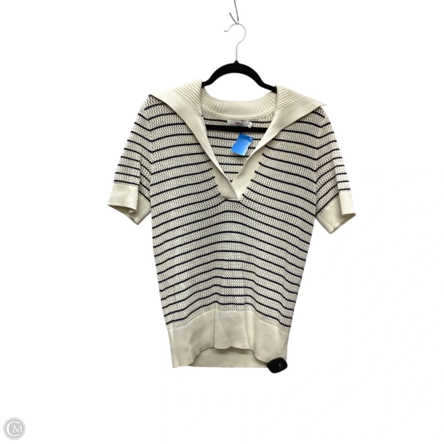 Top Short Sleeve By Vineyard Vines In Striped Pattern, Size: S